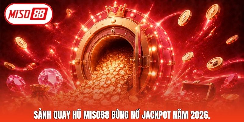 Sảnh quay hũ Miso88 bùng nổ Jackpot năm 2026.